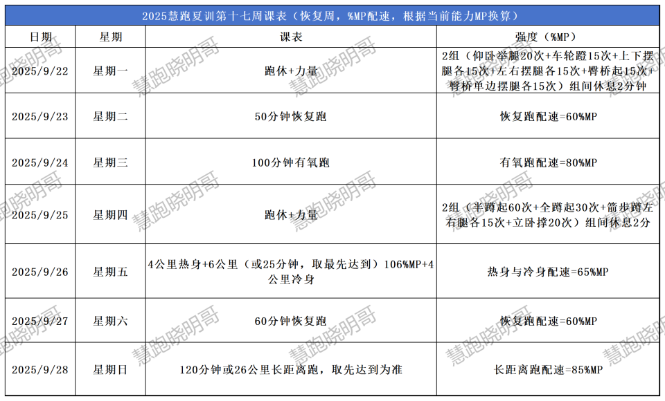 恢复身体机, 半年最快马, 同步恢复